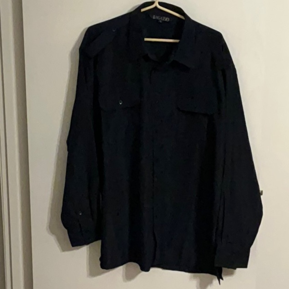 Bagazio Men’s Long Sleeve Size XL Black Shirt NWOT